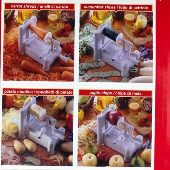 NWOT Spiralizer Turning Slicer with 3 Blades - Picture 6 of 13